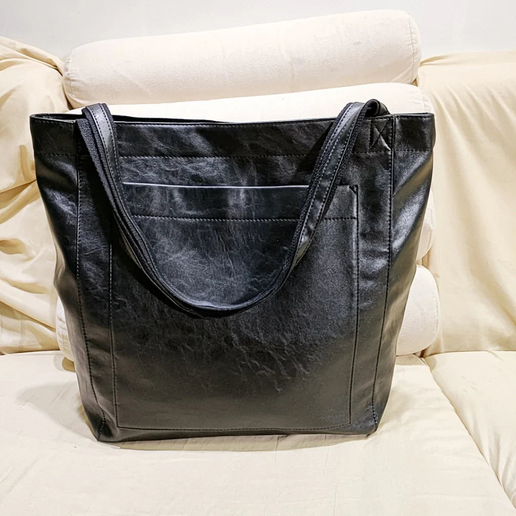 Monica | Women’s Soft Leather Tote Bag for Everyday Use
