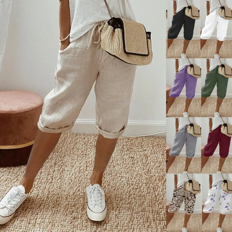 Janet | Relaxed Linen Shorts