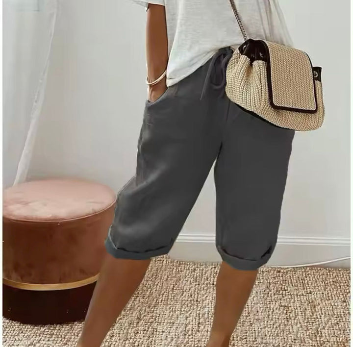Janet | Relaxed Linen Shorts